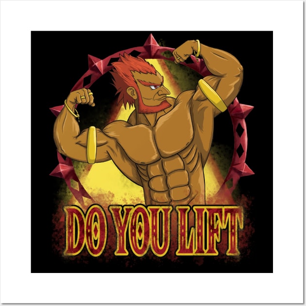 Do you lift -The Demon King Wall Art by Shamaloka